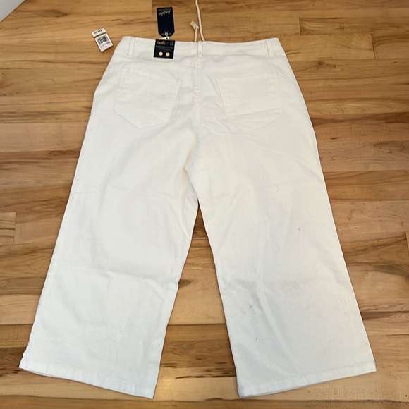 🆕 Angels Forever Young White Ankle Wide Legged Trousers - NWT - Picture 2 of 11